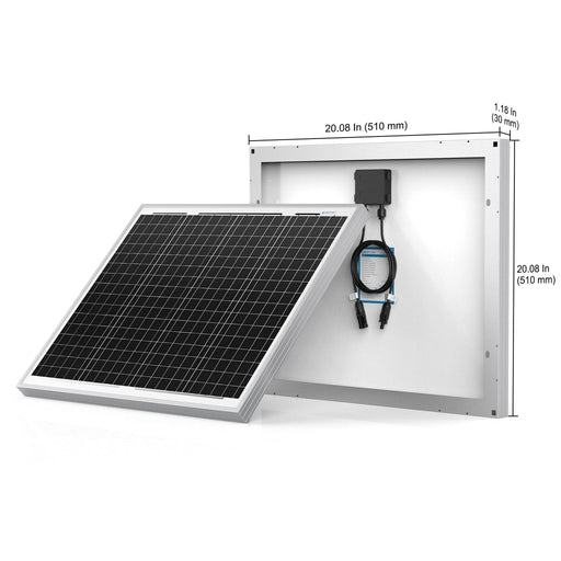 ACOPower | 50 Watt 12 Volt Monocrystalline Solar Panel