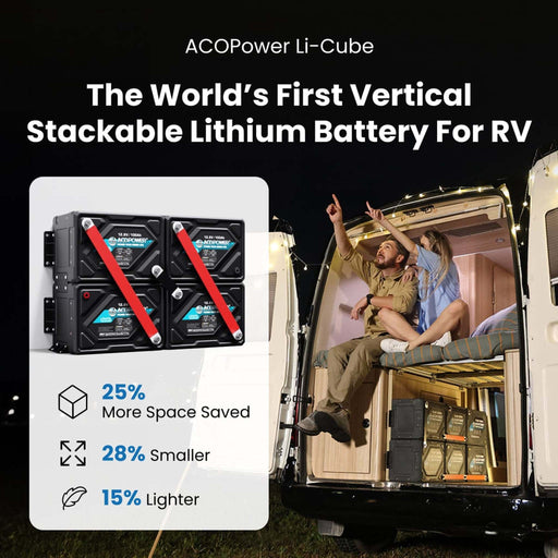 ACOPower | Li-Cube Stable Lithium RV Battery - 100Ah/230Ah image 2