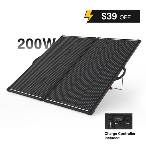 ACOPower | PLK Portable Solar Panel Kit, Lightweight 20A Charge Controller - 200W/100W image 1