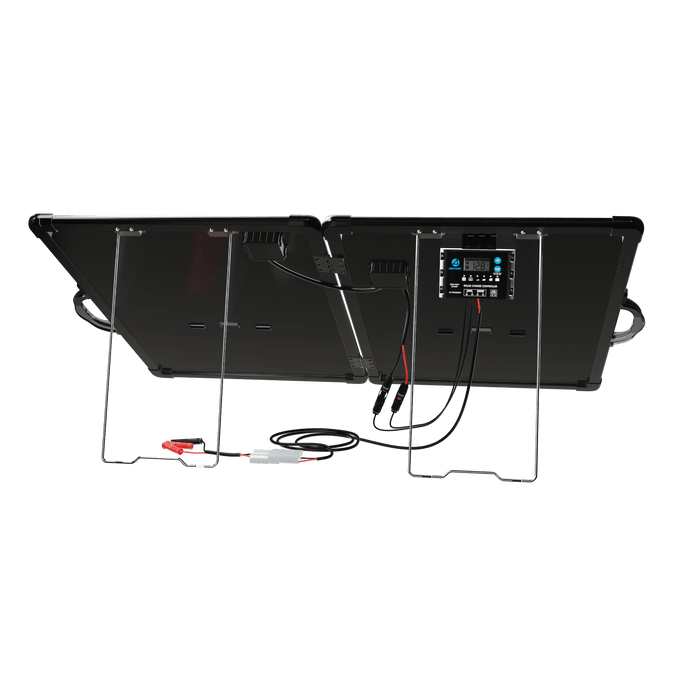 ACOPower | Plk 120W Portable Solar Panel Kit, Lightweight Briefcase with 20A Charge Controller