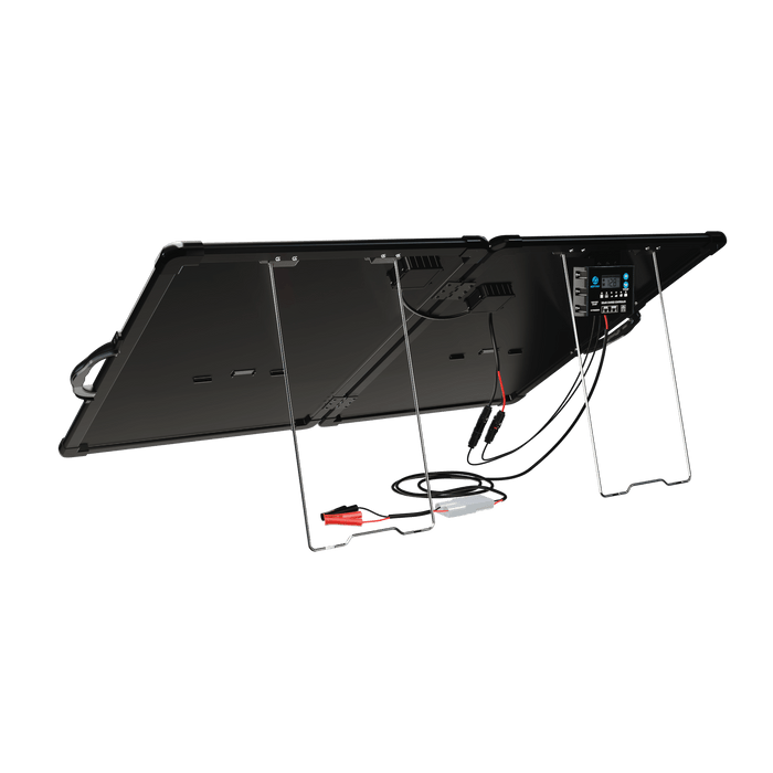 ACOPower | Plk 120W Portable Solar Panel Kit, Lightweight Briefcase with 20A Charge Controller
