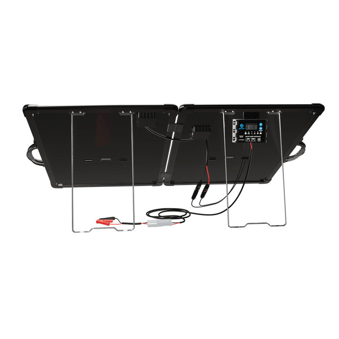 ACOPower | Plk 120W Portable Solar Panel Kit, Lightweight Briefcase with 20A Charge Controller