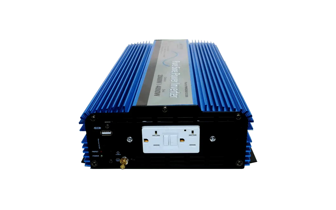 Big Battery | 12V AIMS 2000 Watt Pure Sine Wave Inverter ETL Listed to UL 458