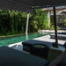 ALEKO | Moroccan Semi-Cassette Motorized Patio Awning - Charcoal Gray - 13 x 10 Feet