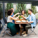 ALEKO | Moroccan Semi-Cassette Motorized Patio Awning - Forest Gree