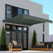 ALEKO | Moroccan Semi-Cassette Motorized Patio Awning - Forest Gree