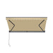 ALEKO | Moroccan Semi-Cassette Motorized Patio Awning - Desert Sand - 20 X 10 feet