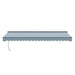 ALEKO |Moroccan Semi-Cassette Motorized Patio Awning - Sky Blue