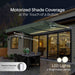 ALEKO | Moroccan Semi-Cassette Motorized Patio Awning - Forest Gree