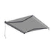 ALEKO | Moroccan Semi-Cassette Motorized Patio Awning, Silver Gray, 16 x 10 Ft