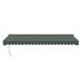 ALEKO | Moroccan Semi-Cassette Motorized Patio Awning - Forest Gree