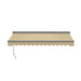 ALEKO | Moroccan Semi-Cassette Motorized Patio Awning - Desert Sand - 20 X 10 feet