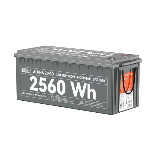 ALPHA 2 PRO | 12V 200Ah LiFePO4 Battery | Premium 12V Lithium Battery for RVs, Cabins, Tiny Homes | 7,000 Lifetime Cycles | 10 Year Warranty | UL1973 Certified