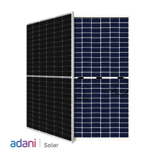 Adani | Solar 535w Half-Cut Mono-Crystalline Bifacial Silver | M10-144 | Up to 650W with Bifacial Gain | MINIMUM PURCHASE: 10