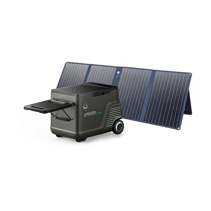 Anker | EverFrost Dual-Zone Powered Cooler 40 Kit + 100W Anker Solar Panel