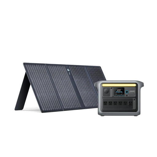 Anker | SOLIX C1000X Portable Solar Battery Generator 1056Wh | 1800W + up to 400W Anker Solar Panels KIT-AK003