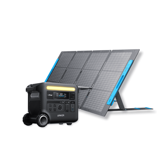 Anker | SOLIX F2600 Portable Solar Battery Generator 2560Wh | 2400W + up to 400W Anker Solar Panels KIT-AK001