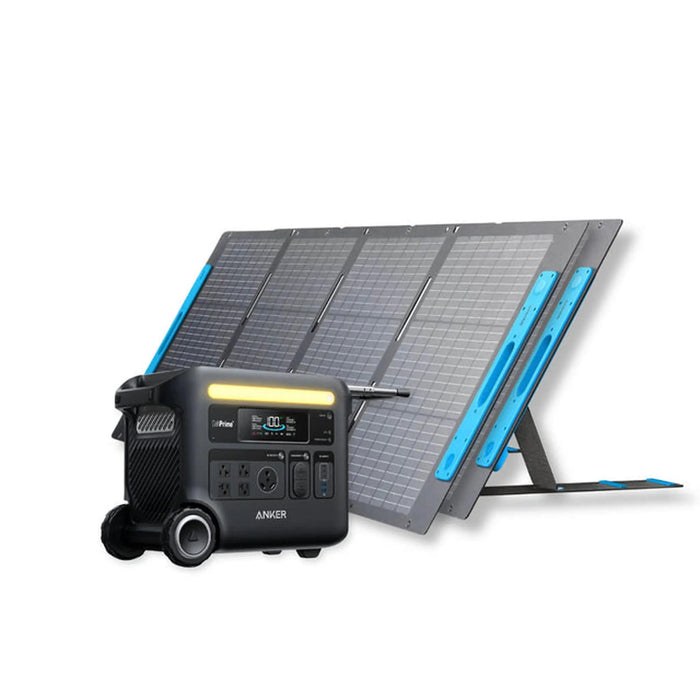 Anker | SOLIX F2600 Portable Solar Battery Generator 2560Wh | 2400W + up to 400W Anker Solar Panels KIT-AK001