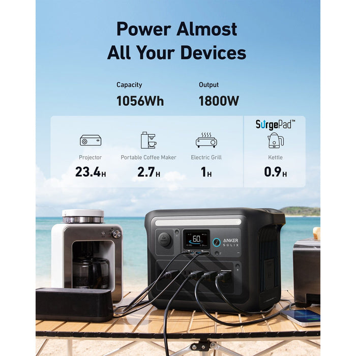 Anker Solix | C1000 Portable Power Station - 1,056Wh | 1,800W image 22