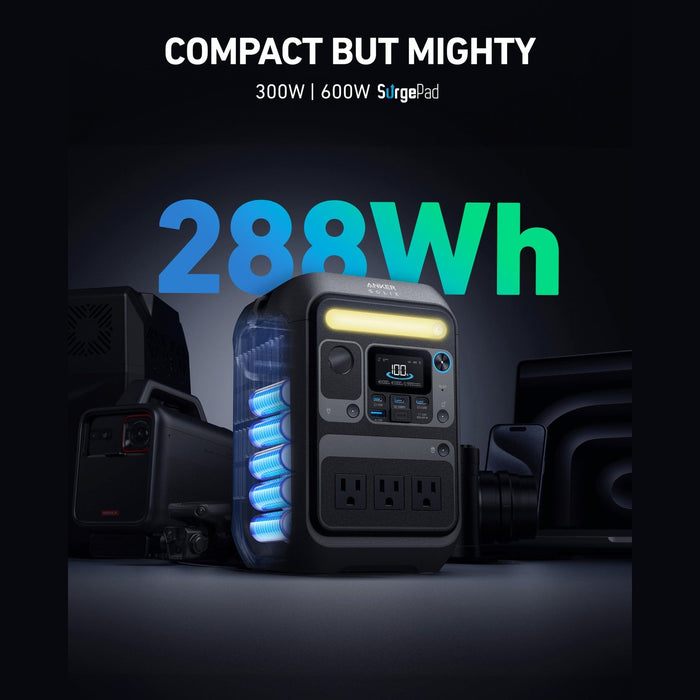 Anker Solix | C300 Portable Power Station - 288Wh | 300W image 17