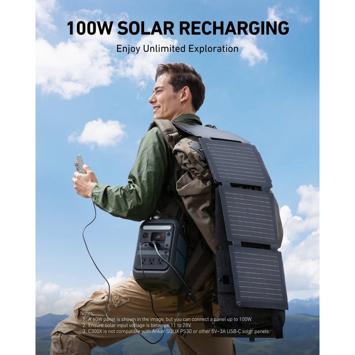 Anker Solix | C300 Portable Power Station - 288Wh | 300W image 14