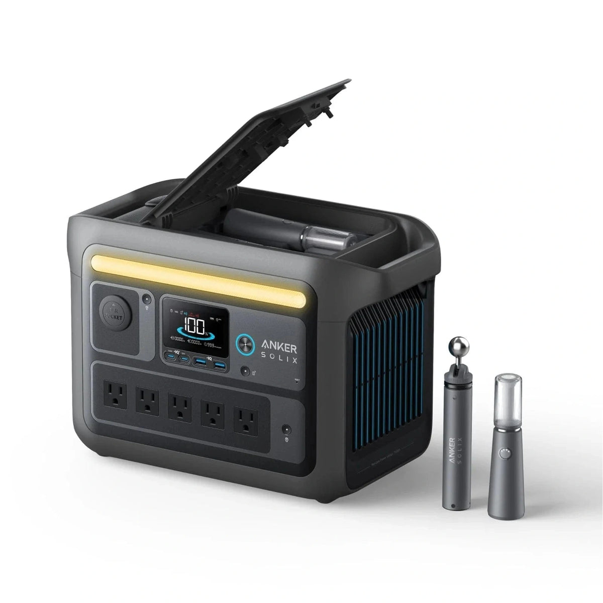 Anker Solix C800X Portable Power Station 768Wh | 1200W — Solar