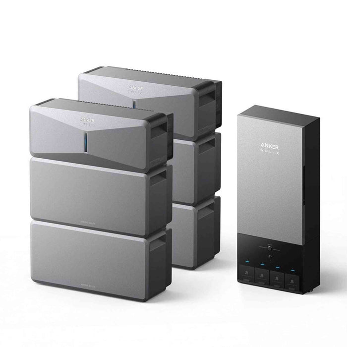 Anker Solix | E10 Automatic Backup Kit | 6-24 kWh LiFePO4 Battery | 10-30 kW Turbo Output