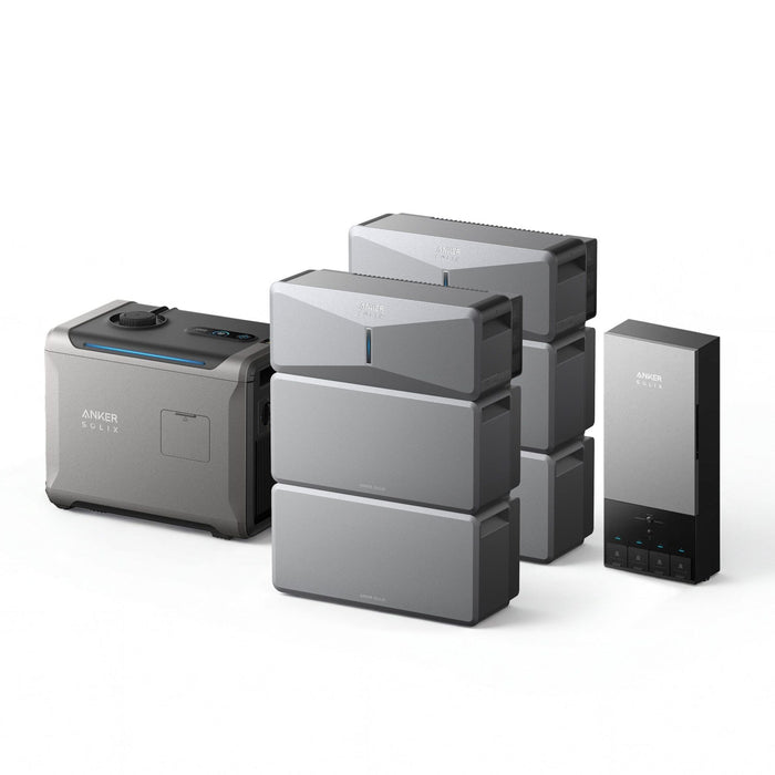 Anker Solix | E10 Infinite Backup Kit | 6-24 kWh LiFePO4 Battery | 10-30 kW Turbo Output