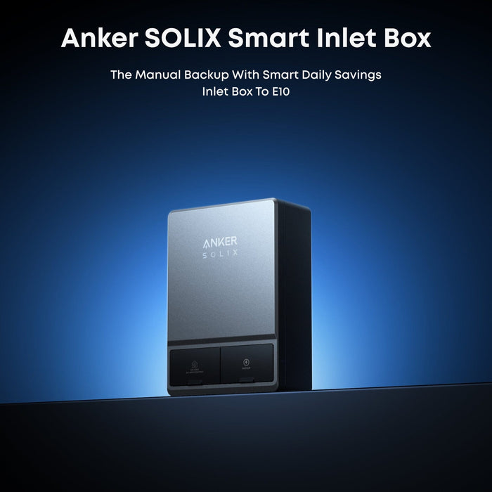Anker Solix | E10 Manual Backup Kit | 6-12 kWh LiFePO4 Battery | 10-30 kW Turbo Output