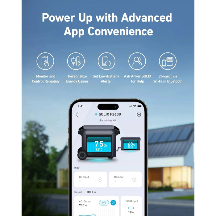 Anker Solix | F2600 + BP2600 Expansion Battery - 5120Wh | 2400W