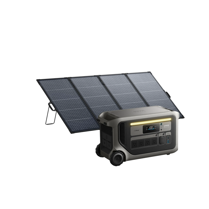 Anker Solix | F3000 Portable Power Station | 3,072Wh / 3,600W | 2,400W Solar Input