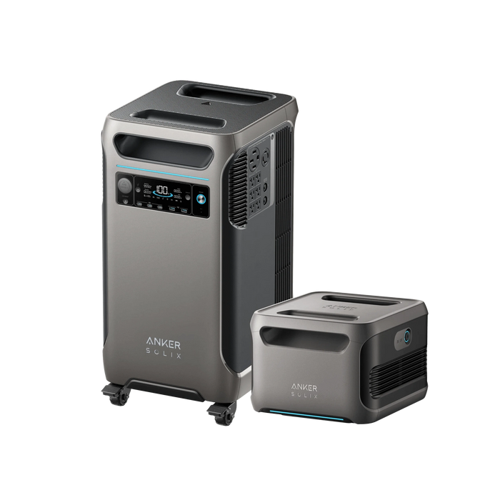 Anker Solix | F3800 + Expansion Battery - 7680Wh | 6000W with Free Protective Cover