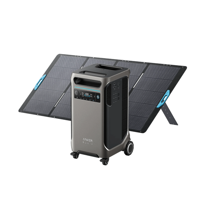 Anker Solix | F3800 Solar Generator + 400W Solar Panel with Free Protective Cover