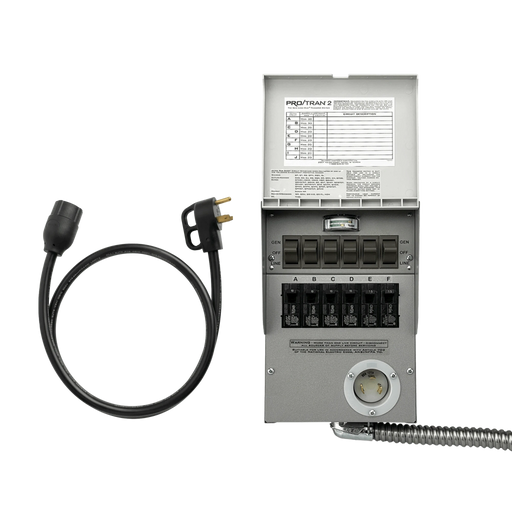 Anker Solix | Home Backup Kit 120V, 30 Amp, 6-Circuit Transfer Switch + Cable