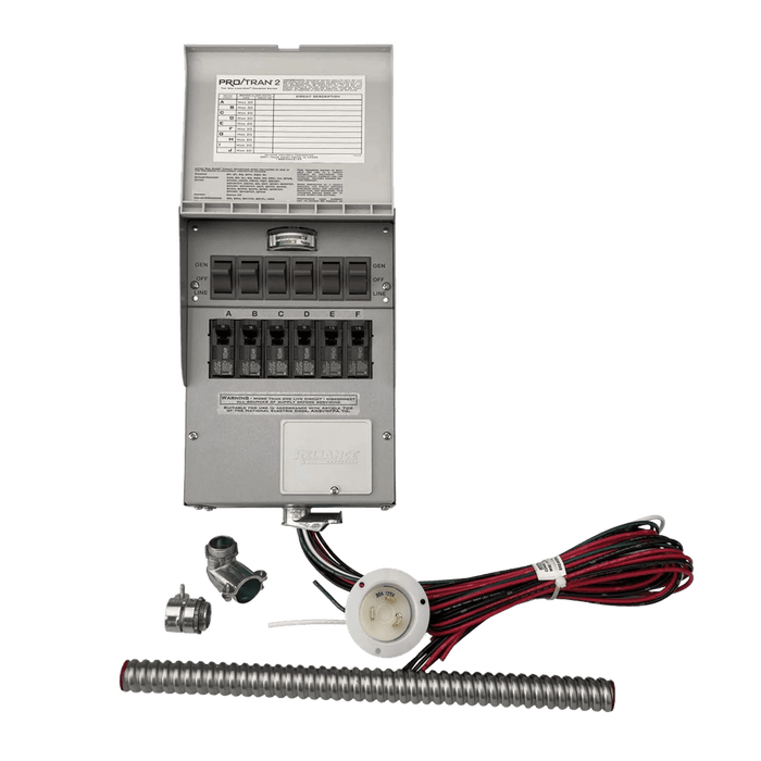 Transfer Switch Cable Anker Solix Home Backup Kit (120V, 30 Amp, 6-Circuit Transfer Switch ...