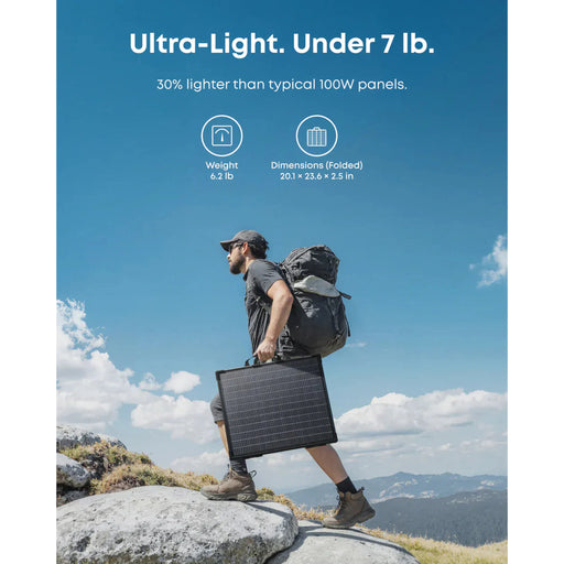 Anker Solix | PS100 Bifacial Portable Solar Panel