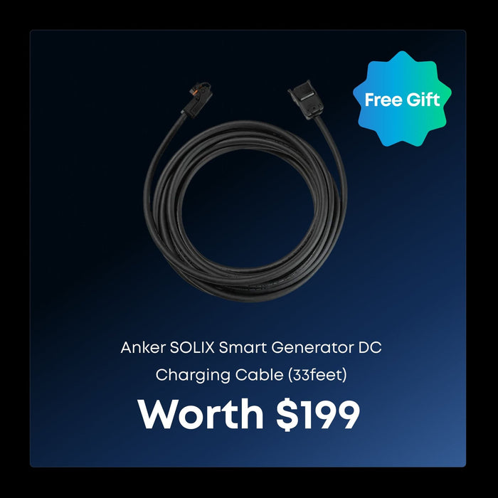 Anker Solix | Smart Generator 5500 Tri-Fuel | 5X Backup Time | Smart Control & Outdoor-Ready