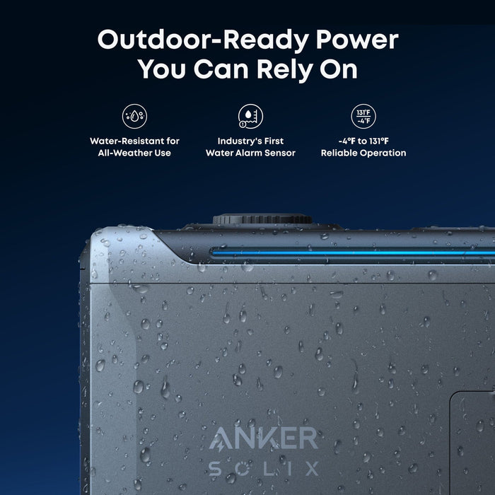 Anker Solix | Smart Generator 5500 Tri-Fuel | 5X Backup Time | Smart Control & Outdoor-Ready