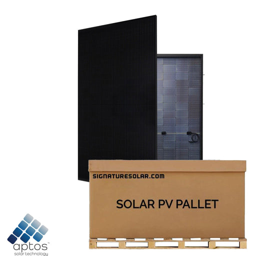 Aptos | 440W Bifacial Solar Panels Black | Up to 550W with Bifacial Gain | DNA-120-BF10-440W | Full Pallet 31 | 13.6kW Total