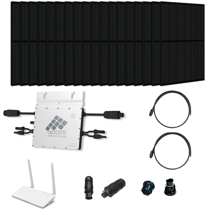 Aptos | Microinverter Kit - Aptos MAC-800 | Complete Grid-Tie Solar Panel Kit - 8kW