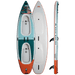 Aqua Marina | Cascade 13'2' Tandem – All-Around SUP-Kayak Hybrid Board for 2 Persons, 4.02m/20cm with Two 2-in-1 DUAL-TECH Paddles
