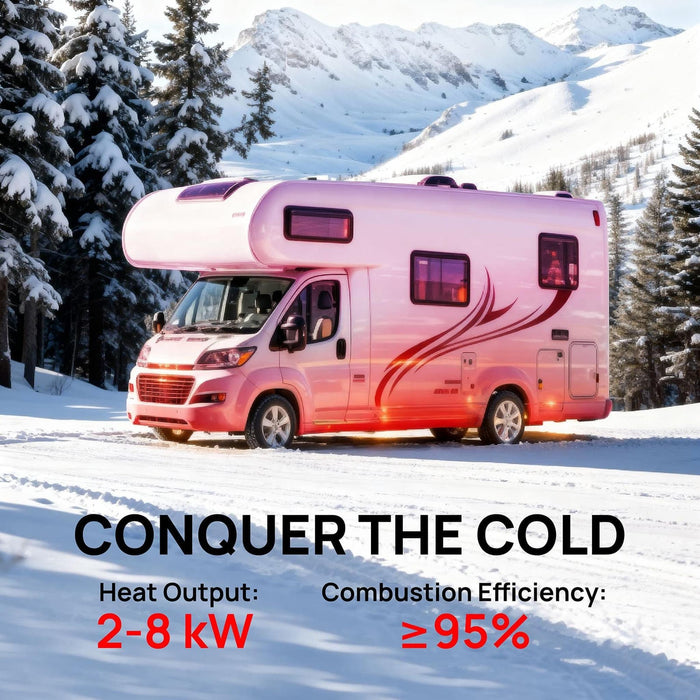 Arcade S8BP Diesel Heater, 8kW Dual Voltage, 4 Gal Large Tank