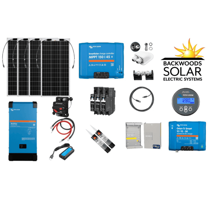 Backwood Solar | 400W RV Kit with 2kW Inverter