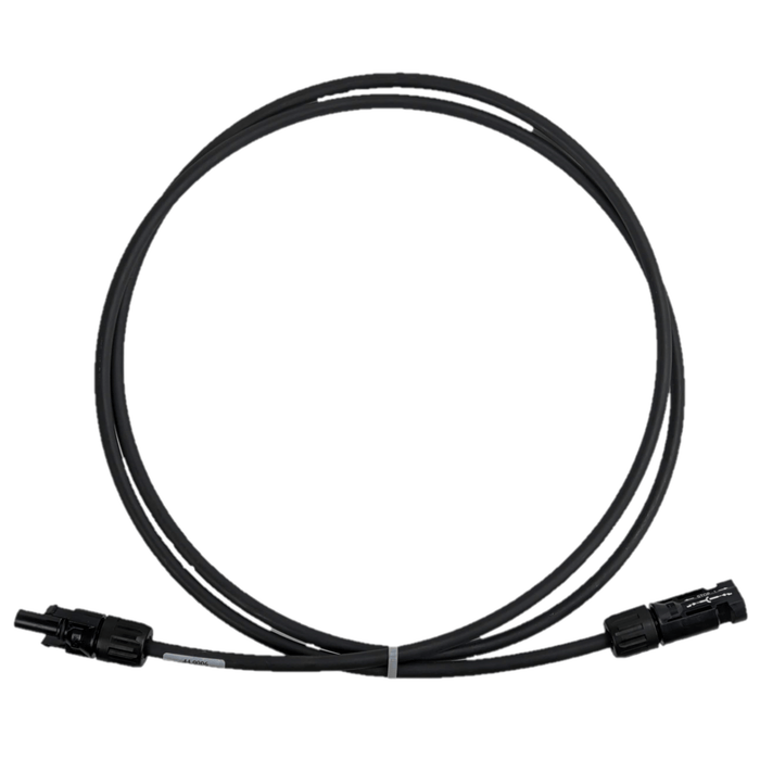 Backwoods Solar | 6' MC4 10AWG UL PV Extension CBL BLK