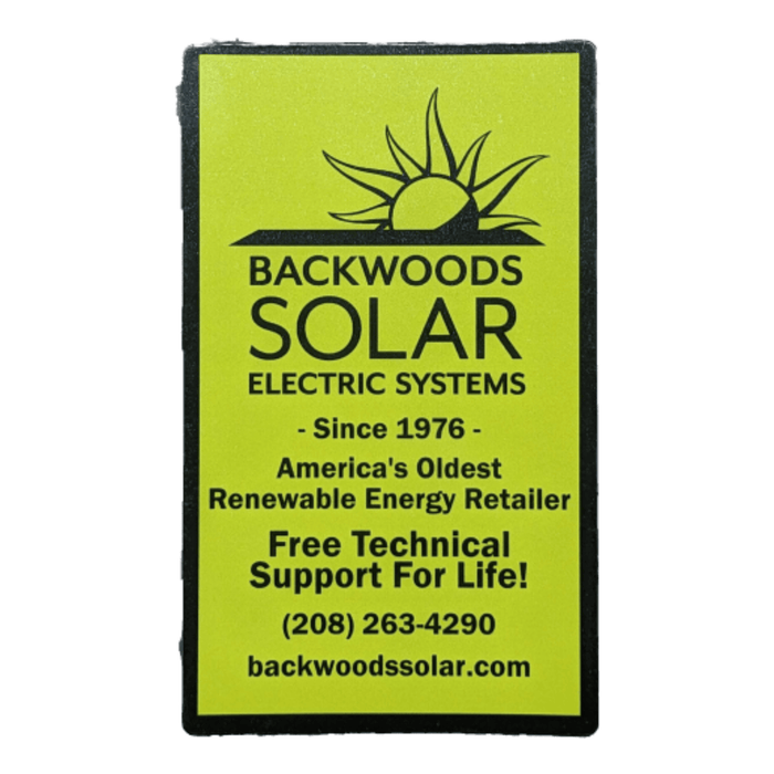 Backwoods Solar | Inverter/Fridge Magnet