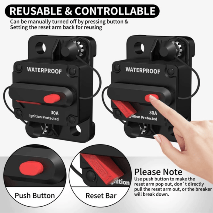 Backwoods Solar | Surface Mount Waterproof Breaker 120A to 300A