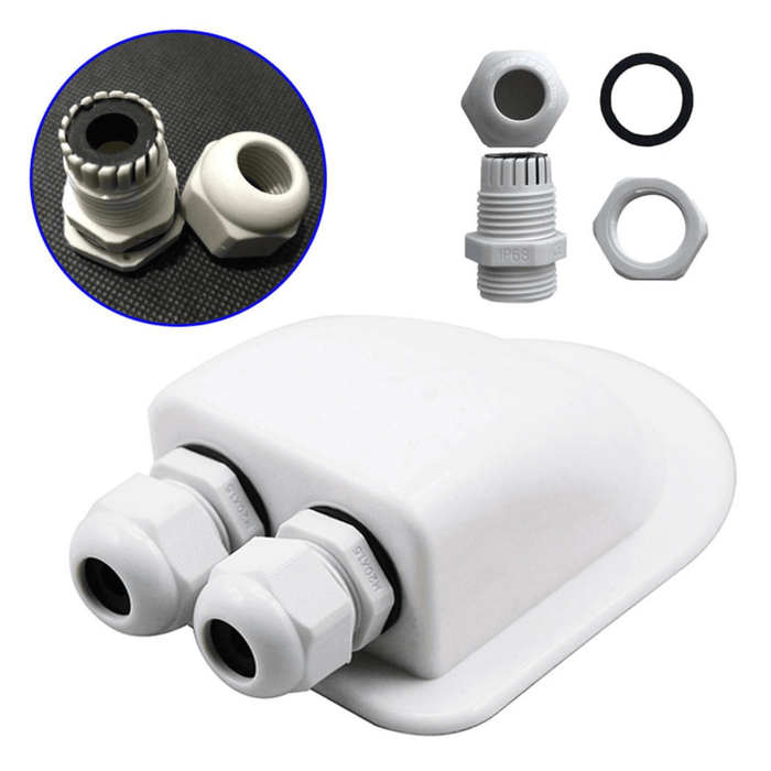 Backwoods Solar | Watertight-Double Cable Entry Gland