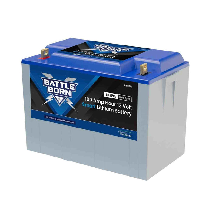 Battle Born | 100Ah 12V Smart LiFePO4 Deep Cycle Battery