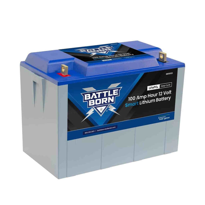 Battle Born | 100Ah 12V Smart LiFePO4 Deep Cycle Battery