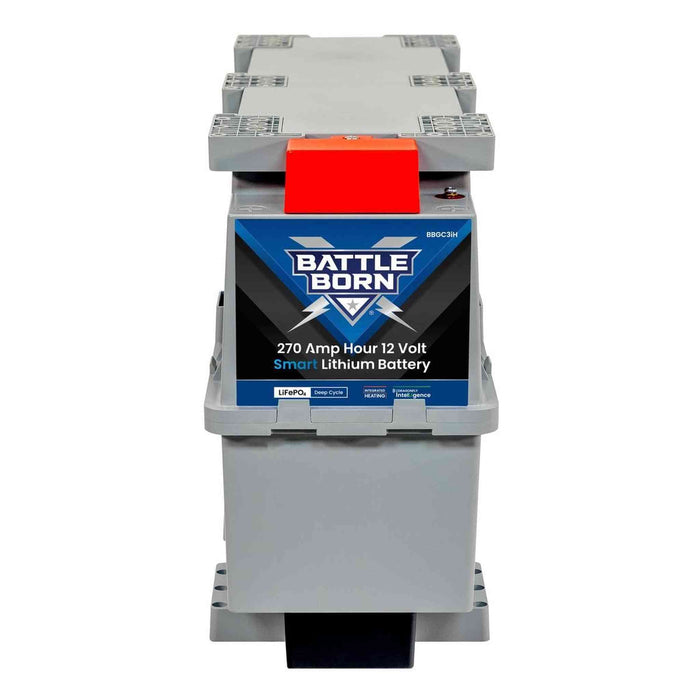 Battle Born | 270Ah 12V GC3 Smart Heated LiFePO4 Deep Cycle Battery Kit